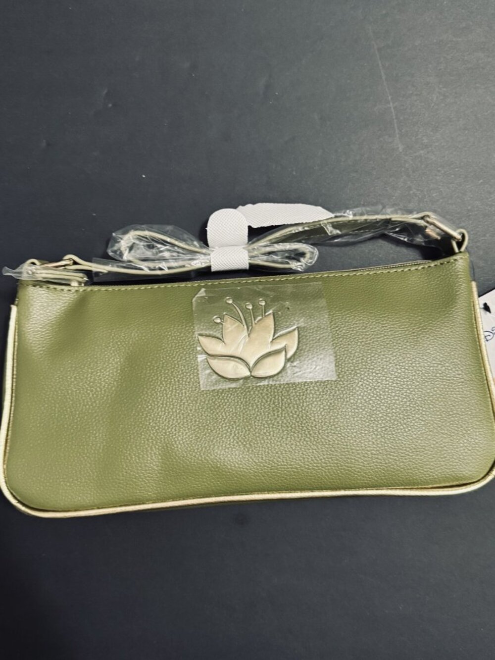 Disney Dani Purse, Green with Gold